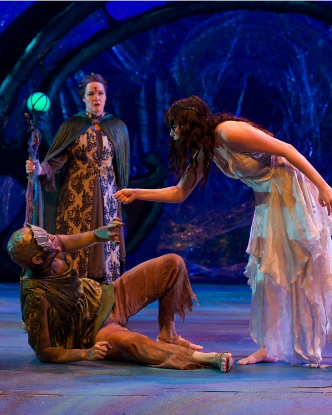 Isabella Biricik as Miranda in The Tempest at Wake Forest